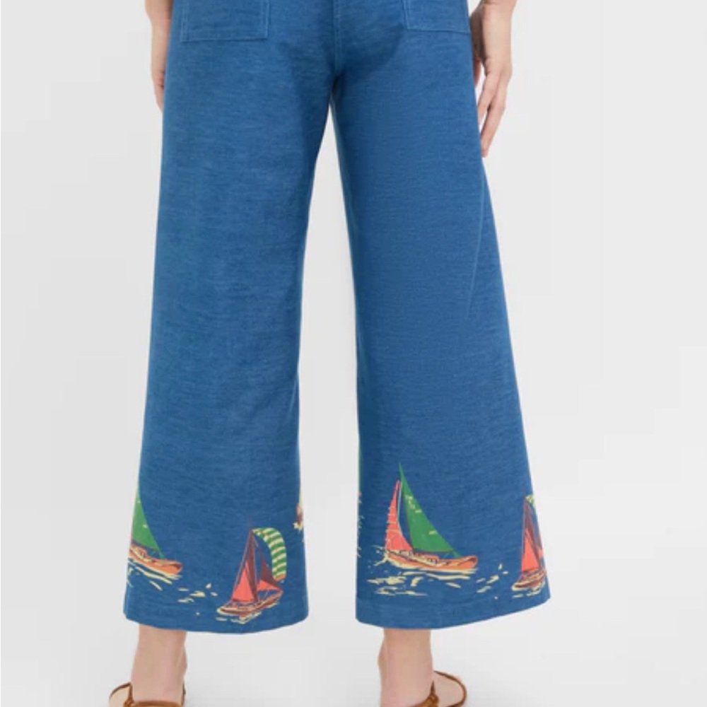 Newport Regatta Chambray Long Florence Pants- - Picture 2 of 3